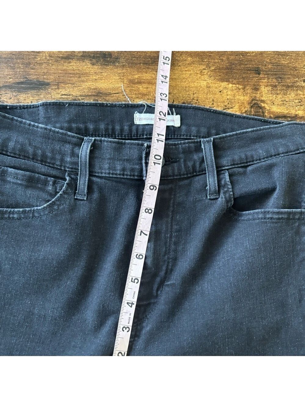 Levi’s 720 High Rise Super Skinny Size 32 - Picture 9 of 11